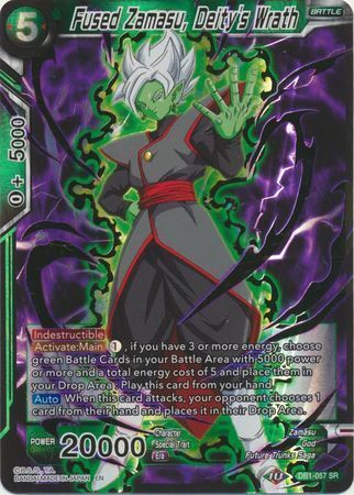 Dragon Ball Super Card Game - Mythic MB-01 DB1-057 Fused Zamasu, Deity's Wrath [Gold Stamp]