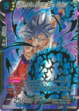 Dragon Ball Super Card Game - Mythic MB-01 P-059 Ultimate Form Son Goku [Gold Stamp]
