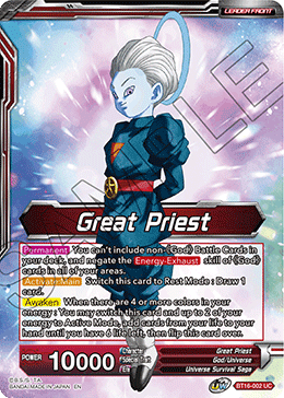Realm Of The Gods BT16-002 Great Priest Foil