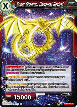 Realm Of The Gods BT16-004 Super Shenron, Universal Revival Foil