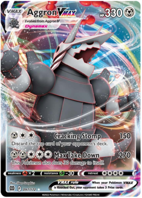 SWSH Brilliant Stars 097-172 Aggron VMAX