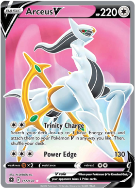 SWSH Brilliant Stars 165-172 Arceus V