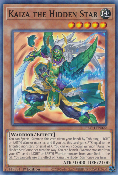 Battle Of Chaos BACH-EN022 Kaiza the Hidden Star