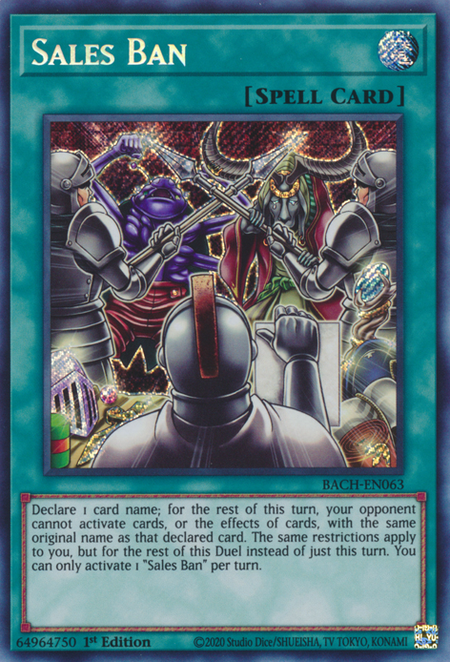 Battle Of Chaos BACH-EN063 Sales Ban