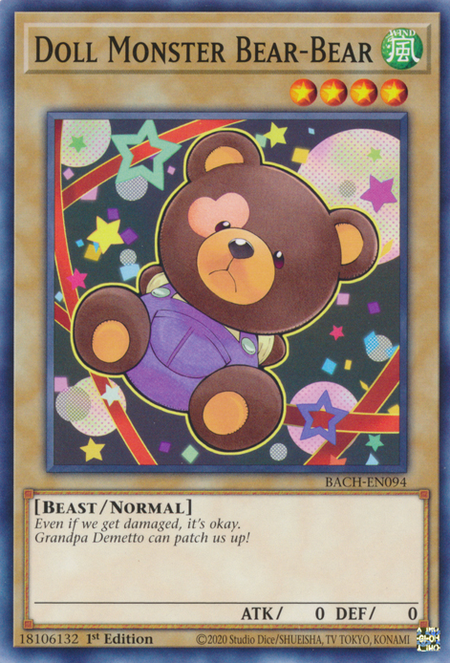 Battle Of Chaos BACH-EN094 Doll Monster Bear-Bear