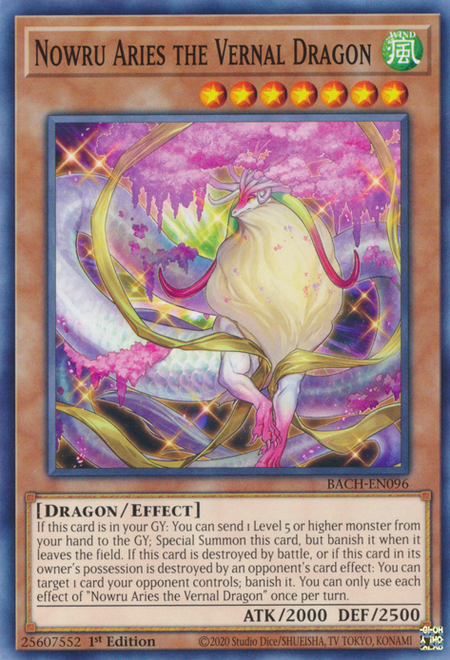 Battle Of Chaos BACH-EN096 Nowru Aries the Vernal Dragon