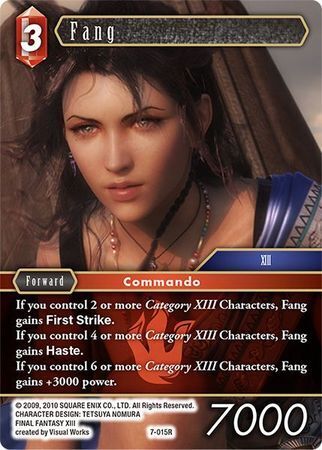 Final Fantasy Opus VII 7-015 Fang