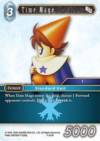 Final Fantasy Opus VII 7-037 Time Mage