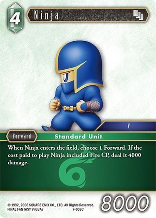 Final Fantasy Opus VII 7-058 Ninja