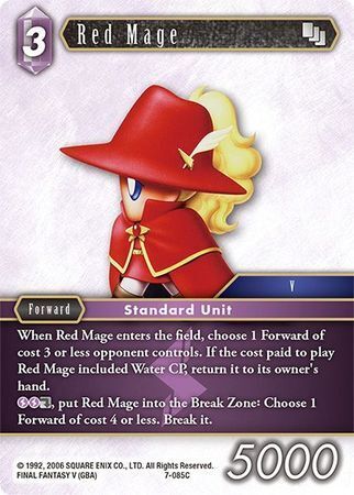Final Fantasy Opus VII 7-085 Red Mage