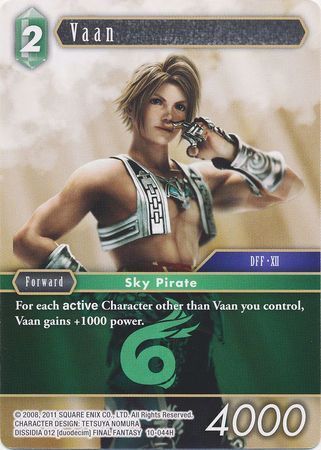 Final Fantasy Opus X 10-044 Vaan