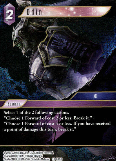 Final Fantasy Opus XV - 15-090 Odin Foil