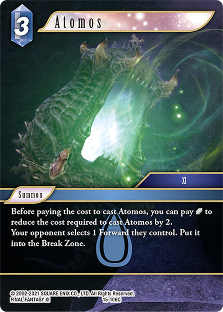 Final Fantasy Opus XV - 15-106 Atomos Foil