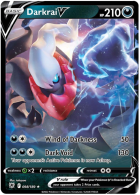 SWSH Astral Radiance 098-189 Darkrai V