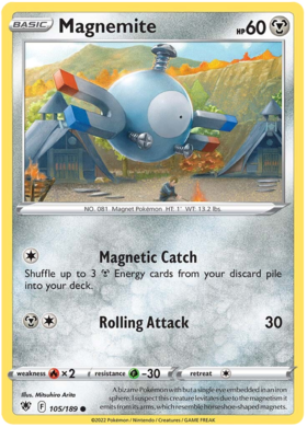 SWSH Astral Radiance 105-189 Magnemite