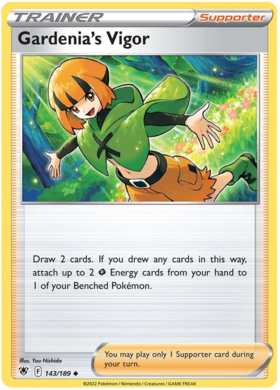 SWSH Astral Radiance 143-189 Gardenia's Vigor