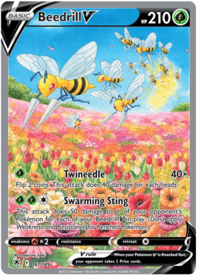 SWSH Astral Radiance 161-189 Beedrill V
