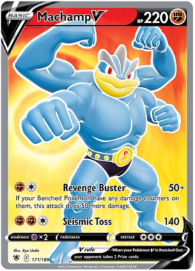 SWSH Astral Radiance 171-189 Machamp V