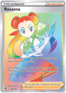 SWSH Astral Radiance 206-189 Roxanne