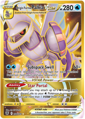 SWSH Astral Radiance 208-189 Origin Forme Palkia VSTAR