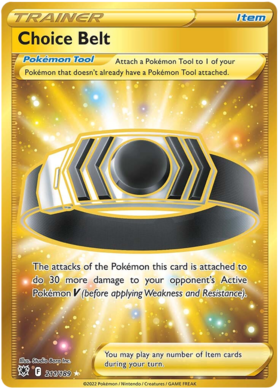 SWSH Astral Radiance 211-189 Choice Belt
