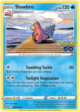 SWSH Pokemon Go 020-078 Slowbro