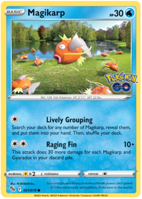SWSH Pokemon Go 021-078 Magikarp