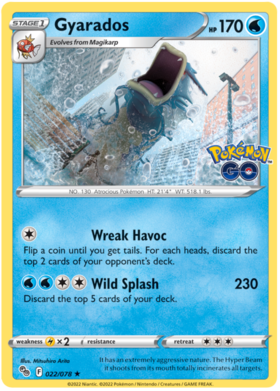 SWSH Pokemon Go 022-078 Gyarados