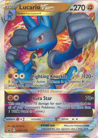 Pokémon TCG Lucario VSTAR Premium Collection Promo Card Jumbo