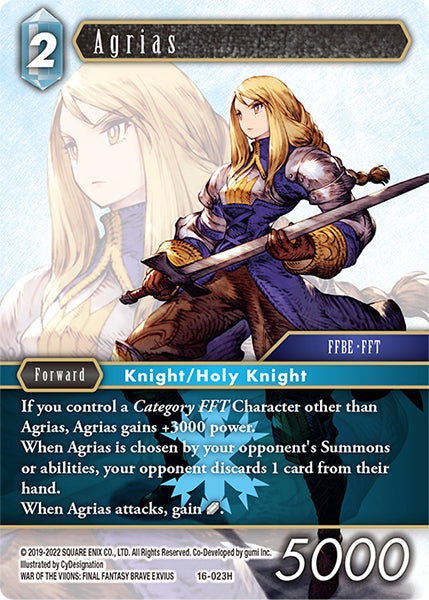 Final Fantasy Opus XVI - 16-023 Agrias