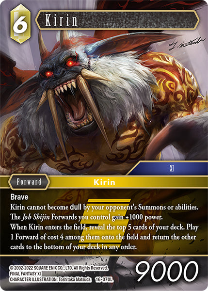 Final Fantasy Opus XVI - 16-070 Kirin