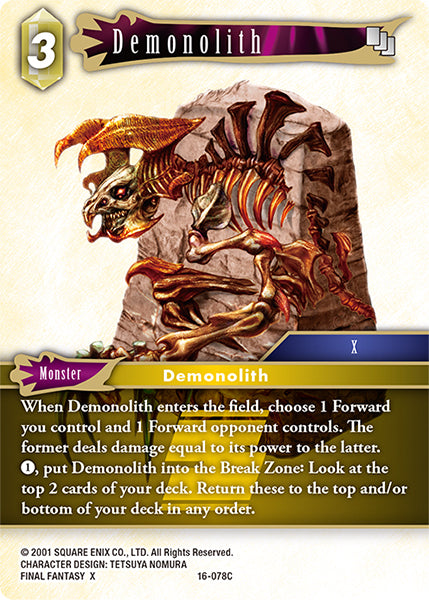 Final Fantasy Opus XVI - 16-078 Demonolith