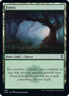 MTG Battle for Baldur's Gate 469 Forest