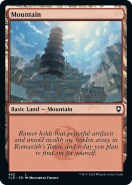 MTG Battle for Baldur's Gate 465 Mountain