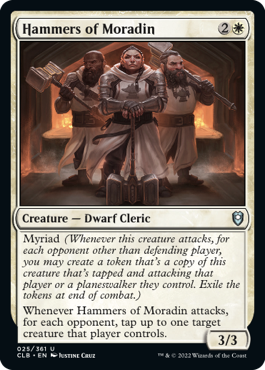 MTG Battle for Baldur's Gate 025/361 Hammers of Moradin