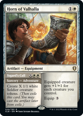 MTG Battle for Baldur's Gate 026/361 Horn of Valhalla