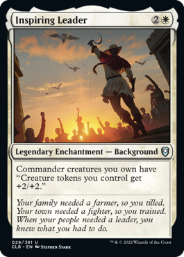 MTG Battle for Baldur's Gate 028/361 Inspiring Leader