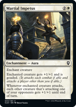 MTG Battle for Baldur's Gate 033/361 Martial Impetus