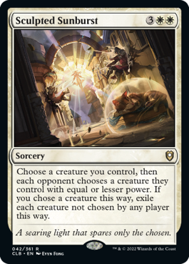 MTG Battle for Baldur's Gate 042/361 Sculpted Sunburst