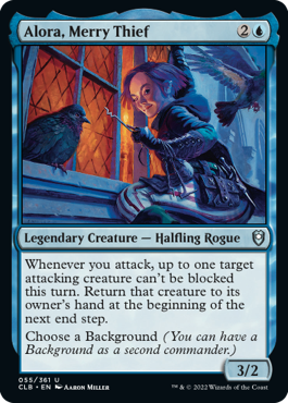 MTG Battle for Baldur's Gate 055/361 Alora, Merry Thief
