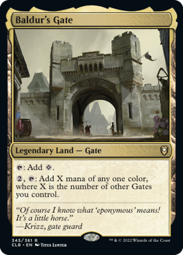 MTG Battle for Baldur's Gate 345/361 Baldur's Gate