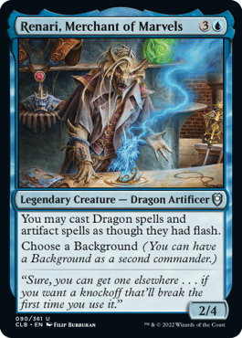 MTG Battle for Baldur's Gate 090/361 Renari, Merchant of Marvels