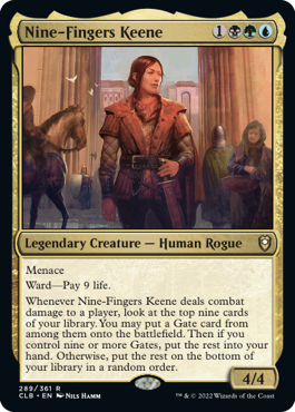 MTG Battle for Baldur's Gate 289/361  Nine Finger Keene