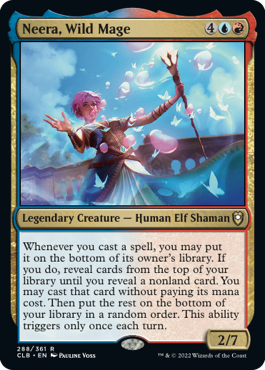 MTG Battle for Baldur's Gate 288/361 Neera Wild Mage