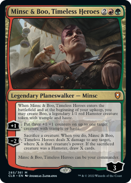 MTG Battle for Baldur's Gate 285/361 Minsc & Boo, Timeless Heroes