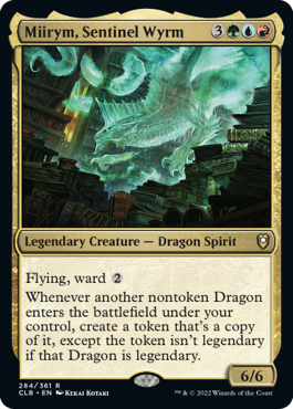MTG Battle for Baldur's Gate 284/361 Miirym, Sentinel Wyrm