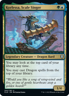 MTG Battle for Baldur's Gate 280/361 Korlessa, Scale Singer