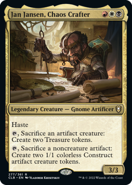 MTG Battle for Baldur's Gate 277/361 Jan Jansen, Chaos Crafter