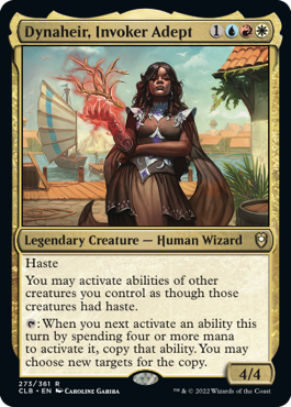 MTG Battle for Baldur's Gate 273/361 Dynaheir, Invoker Adept