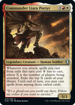 MTG Battle for Baldur's Gate 270/361 Commander Liara Portyr